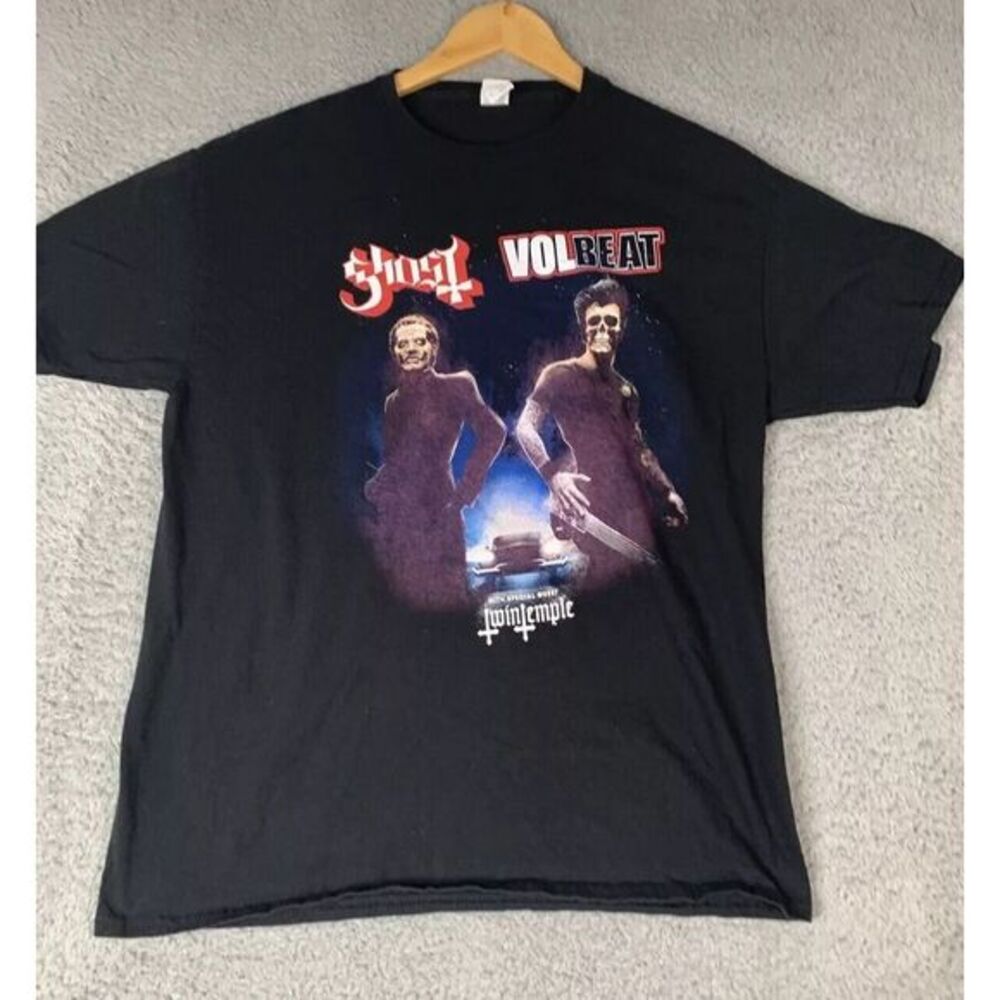 Ghost & Volbeat concert T Shirt Size‎ Large V Tour 2022 See Photos For Size